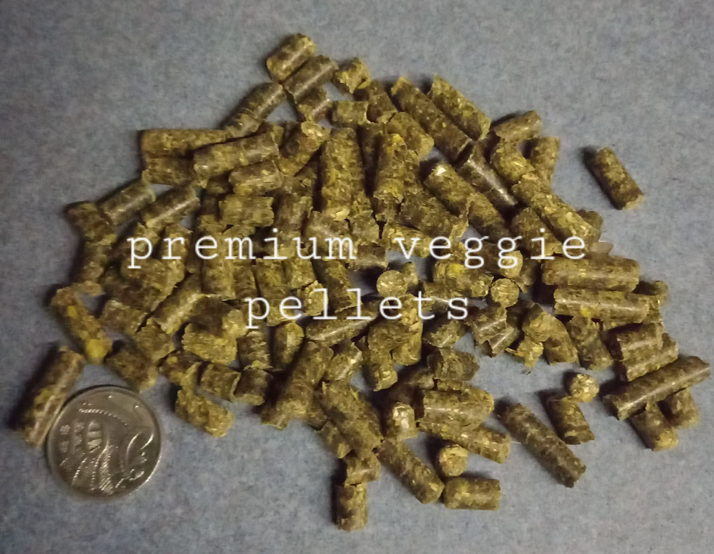 50g Premium Veggie Pellets for Shrimp & Herbivore Fish